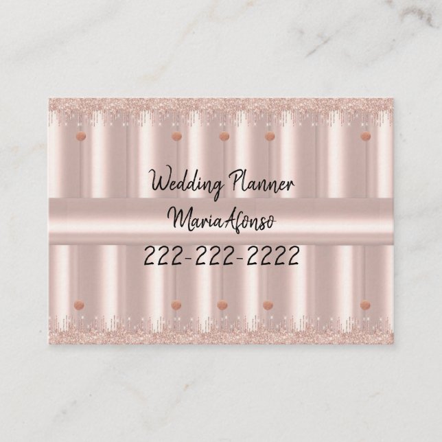 Visite Carte de visite, Wedding planner de Parties scinti (Devant)