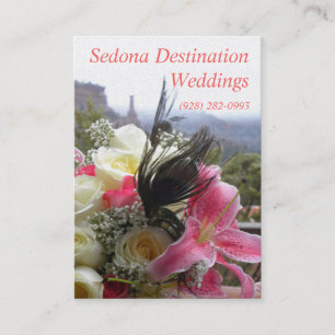 Visite Carte de wedding planner de mariages de