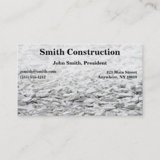 Visite Carte d'entreprise de construction