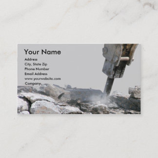 Visite Carte d'entreprise de construction
