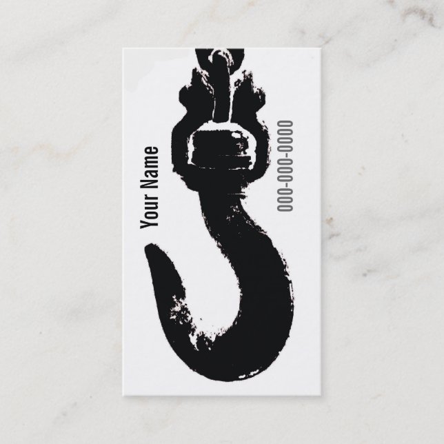 Visite carte d'entreprise de construction (Devant)