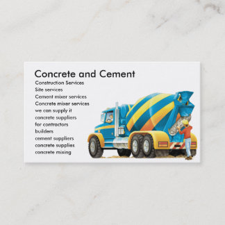 Visite Carte d'entreprise de construction de mélangeur de