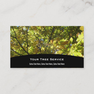 Visite Carte d'entreprise de services d'arbre
