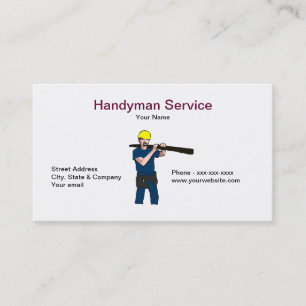Visite Carte d'entreprise de services de bricoleur