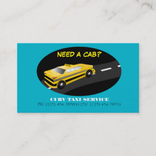 Visite Carte d'entreprise de services de taxi