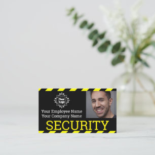 Visite Carte d'identité de garde de sécurité professionne