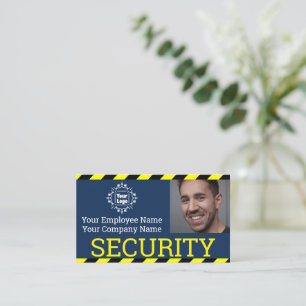 Visite Carte d'identité de garde de sécurité professionne