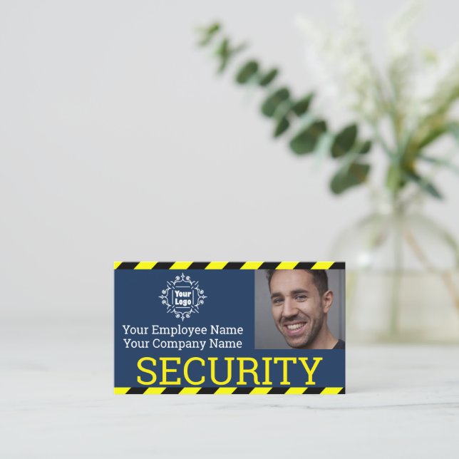 Visite Carte d'identité de garde de sécurité professionne (Debout devant)