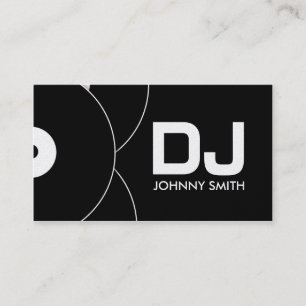 Visite Carte d'industrie musicale de disque vinyle du DJ
