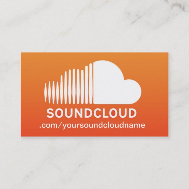 Visite Carte d'industrie musicale de SoundCloud (Devant)