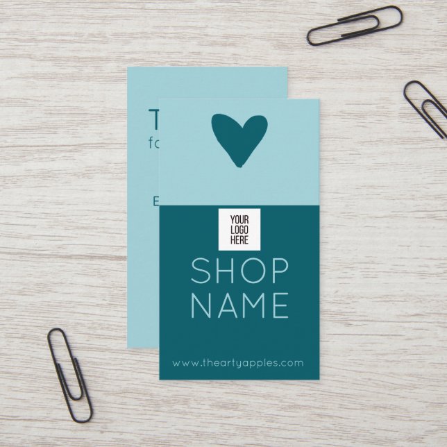 Visite Carte d'insertion de coupon – Réduction sur la pro (Devant/Arrière en situation)