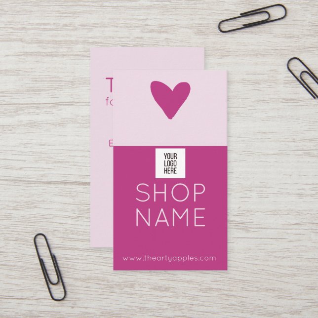 Visite Carte d'insertion de coupon – Remise sur la procha (Devant/Arrière en situation)