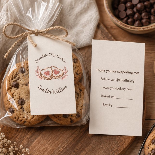 Visite Carte d'insertion de produit de boulangerie à domi (Créateur téléchargé)