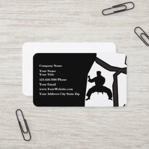 Visite Carte d'instructeur de Judo personnalisée