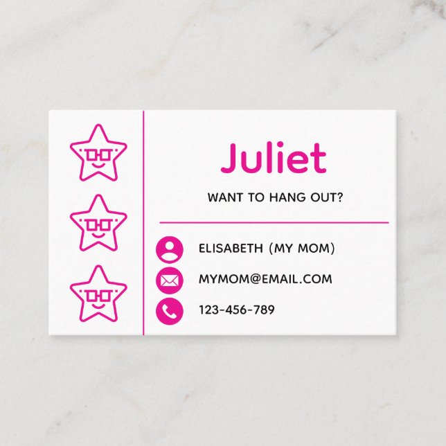 Visite Carte d'invitation à une journée de jeu avec une é (Devant)