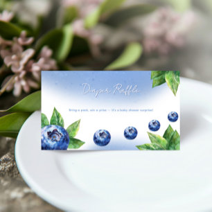 Visite Carte du boîtier du Baby shower de bleuets