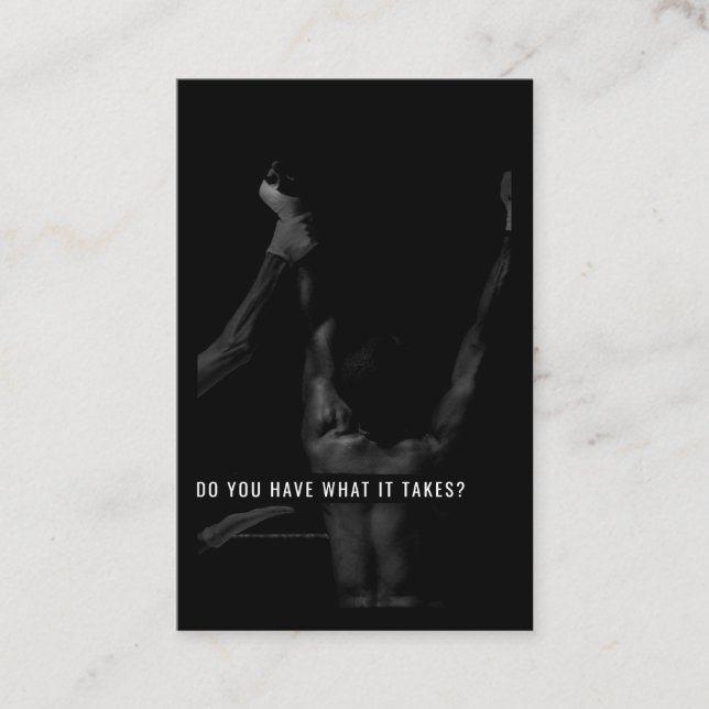 Visite Carte du formateur de motivation et d'inspiration  (Devant)