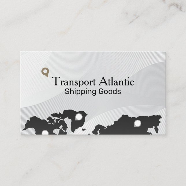 Visite Carte du monde | Marqueurs de transport (Devant)