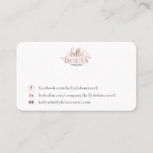 Visite Carte Élastique à cheveux de promotion personnalis