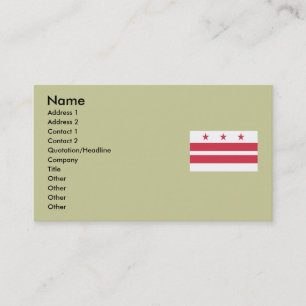 Visite Carte et drapeau de Washington DC