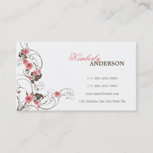 Visite Carte faite sur commande élégante de profil de