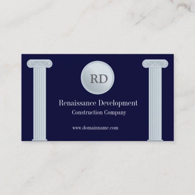 Visite Carte grecque d'entreprise de construction de (Devant)