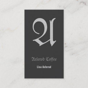 Visite Carte initiale de Fraktur Grays