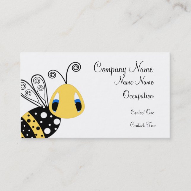 Visite Carte jaune de Bueinss d'abeille (Devant)