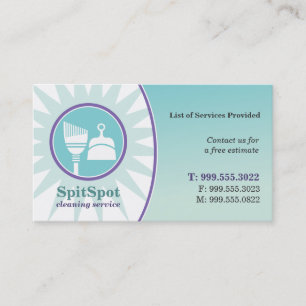 Visite Carte lumineuse brillante d'entreprise de services