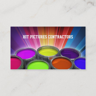 Visite Carte lumineuse de construction d'entrepreneur de