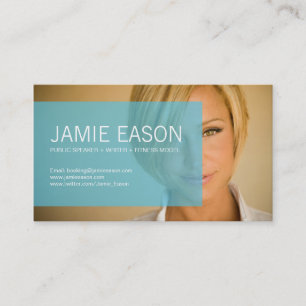 Visite Carte moderne de profil - Jamie Eason
