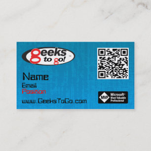 Visite Carte MVP Blair QR de geeks