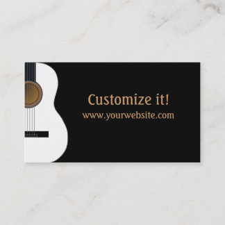 Visite Carte personnalisable d'industrie musicale de