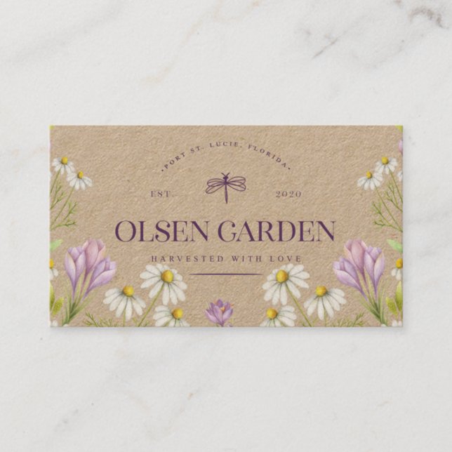 Visite Carte personnalisée de Mamie - non modifiable (Devant)