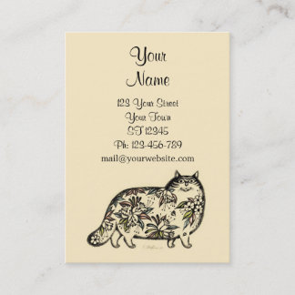 Visite Carte potelée de chat drôle
