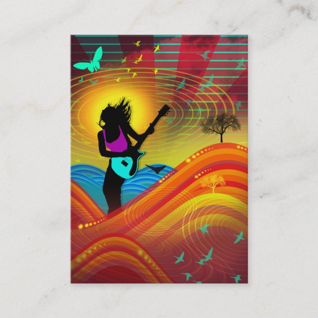Visite Carte potelée "de roche de soleil" (Devant)
