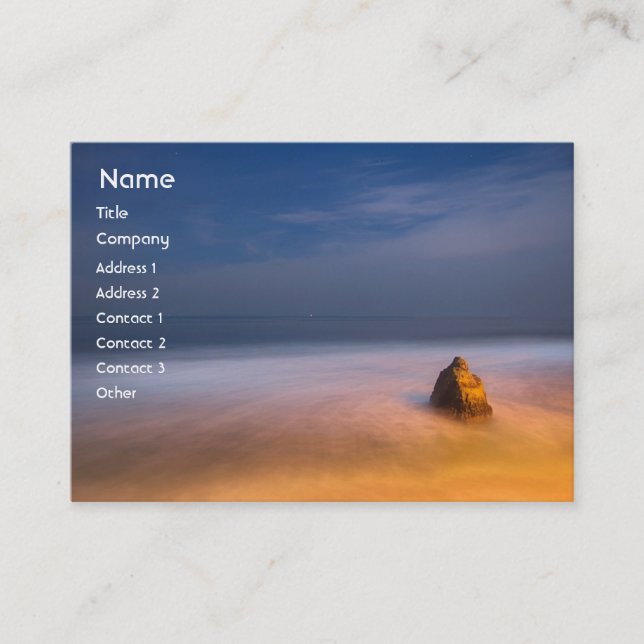 Visite Carte potelée "d'île de trésor" (Devant)