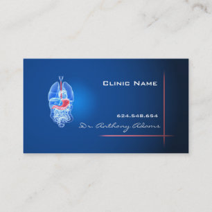 Visite Carte privée de chirurgien de greffe d'hôpital d