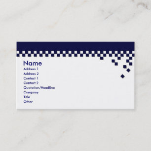 Visite Carte professionnelle classique de profil