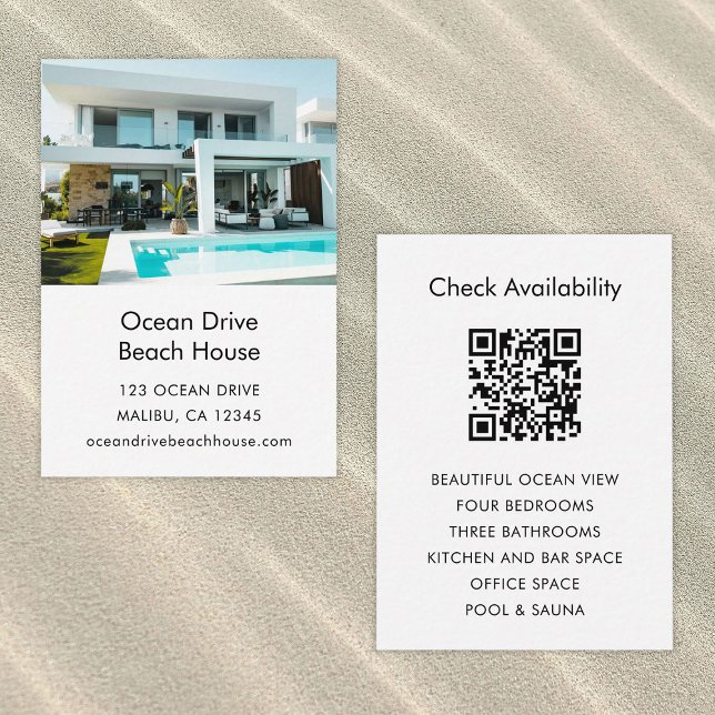 Visite Carte promotionnelle petite propriété de location  (Créateur téléchargé)