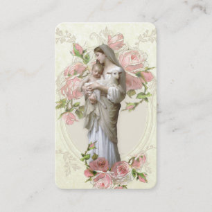 Visite Carte Sainte de la Fête des Mères Catholique