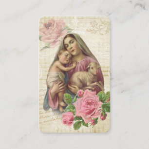 Visite Carte sainte de mère de souvenir catholique du