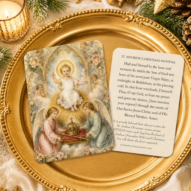 Visite Carte Sainte de Noël de la neuvaine de Saint-André (Créateur téléchargé)