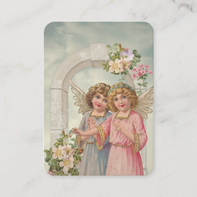 Visite Carte Sainte de prière à mon ange gardien (Devant)