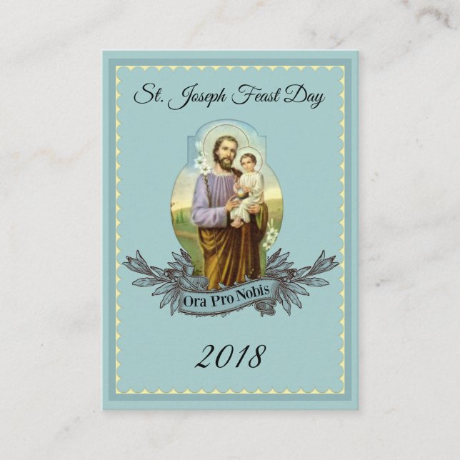 Visite Carte sainte de prière de Memorare de jour de fête (Devant)