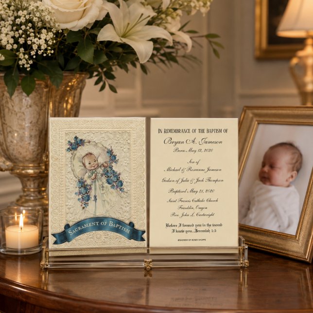 Visite Carte Sainte de Remembrance de Baptême de Bébé Cat (Créateur téléchargé)