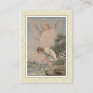 Visite Carte Sainte Prière de l'ange gardien