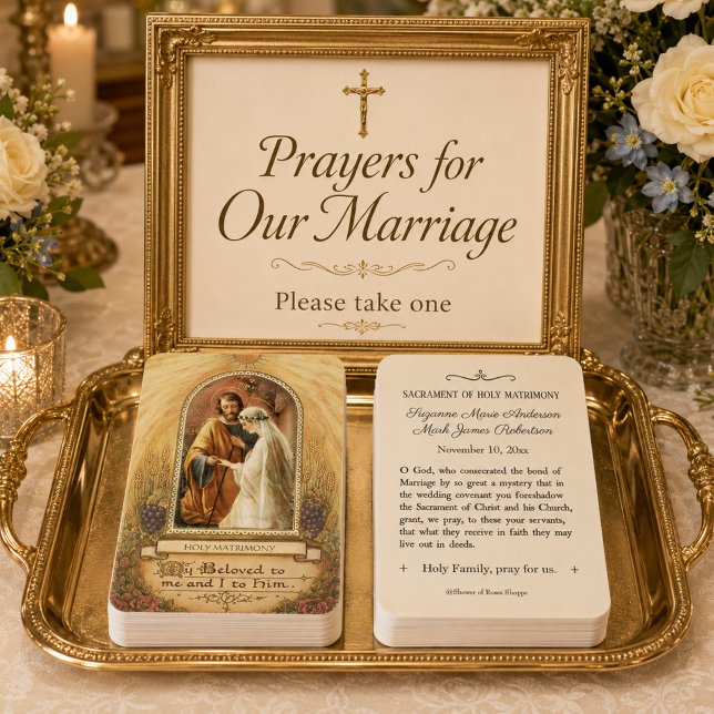 Visite Carte Sainte Traditionnelle Catholique de Mariage (Créateur téléchargé)