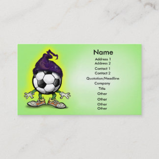 Visite Carte Wiz de football