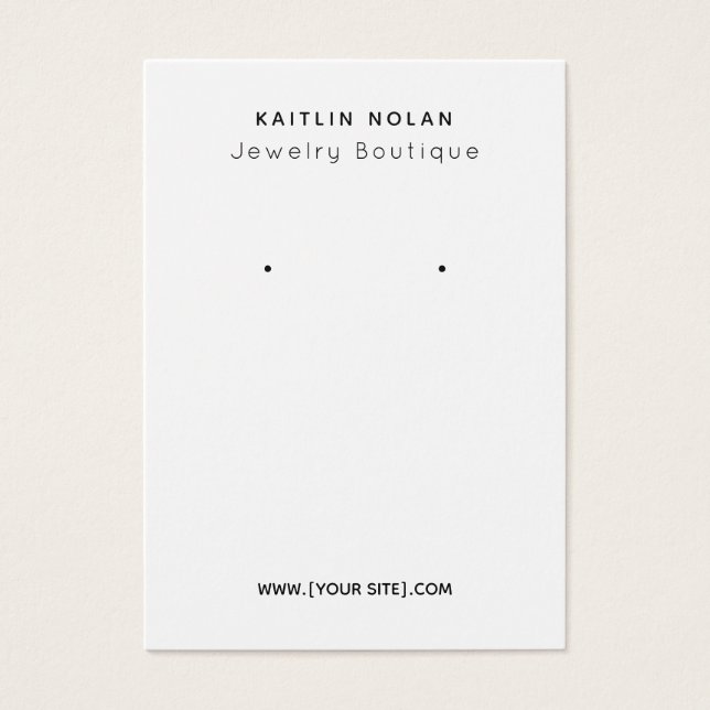 Visite Cartes d'affichage de l'écoute de texte personnali (Devant)